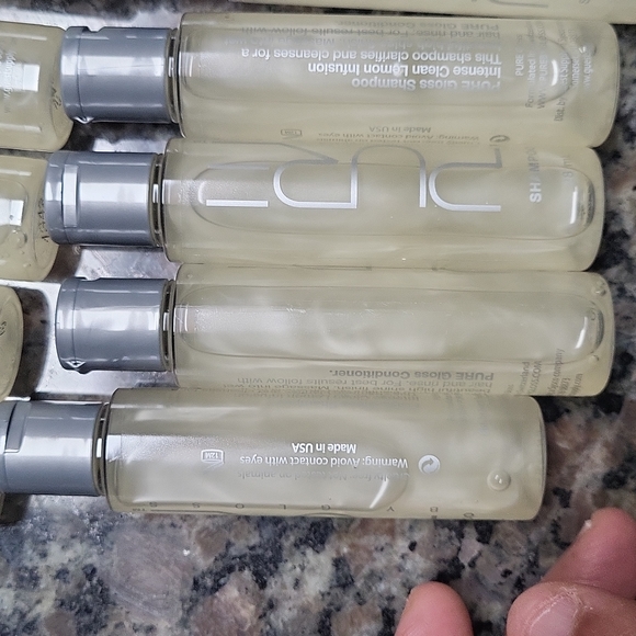 Pure By Gloss shampoo lot of 10 new 28 ml each new travel clean lemon infused - Picture 6 of 9
